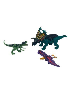 Animal Planet Dinosaur 3 Piece Playset Toys Pentaceratops T-Rex Pterosaur